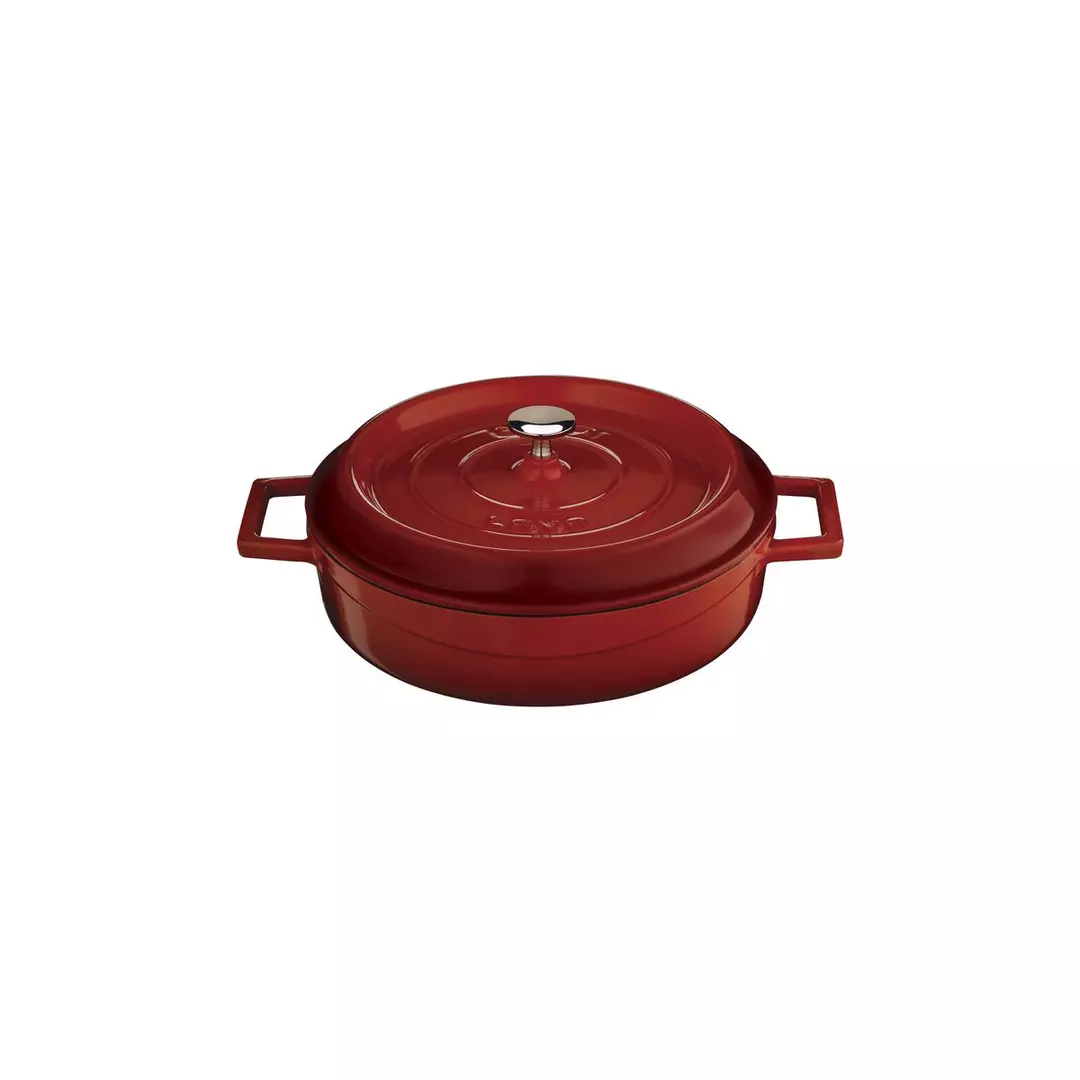 Lava Low Round Casserole (2.4L) - Red