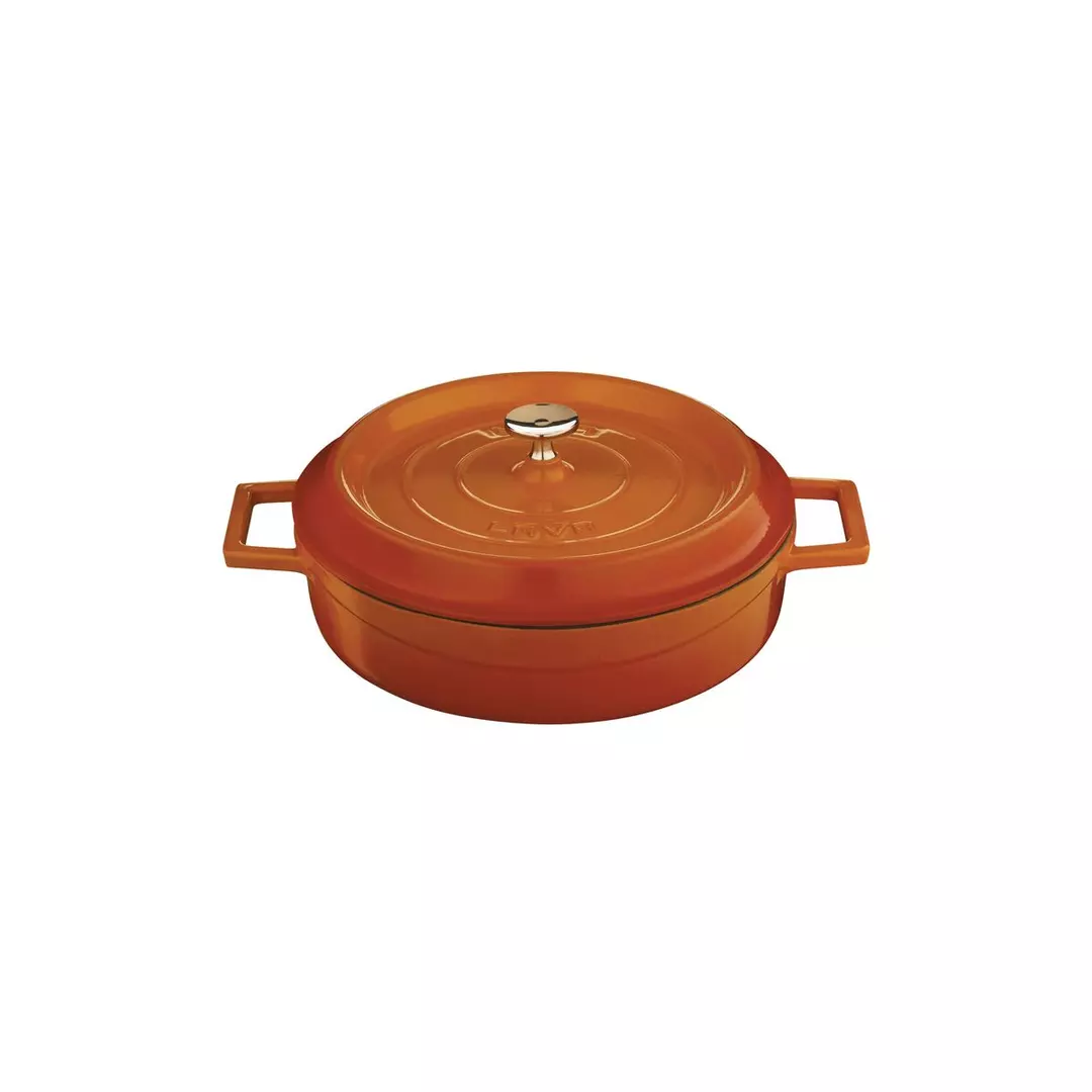 Lava Low Round Casserole (2.4L) - Orange
