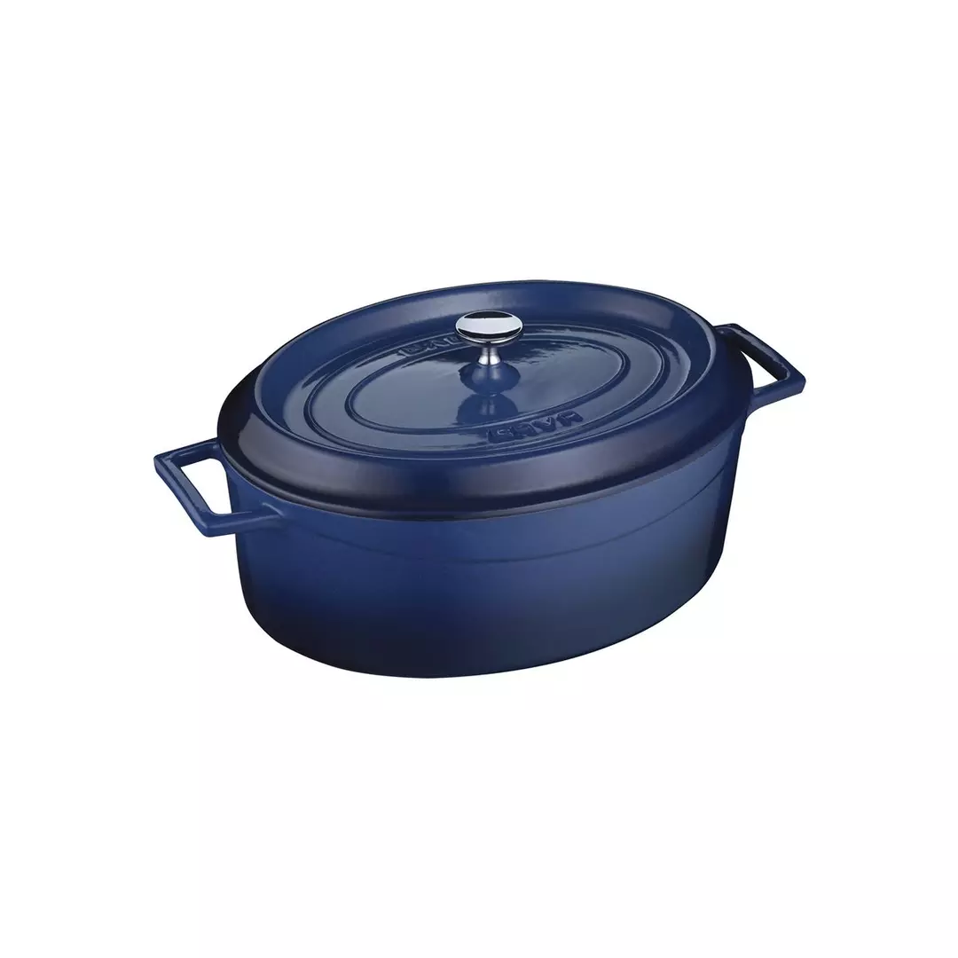 Lava Oval Casserole (4.8L) - Blue