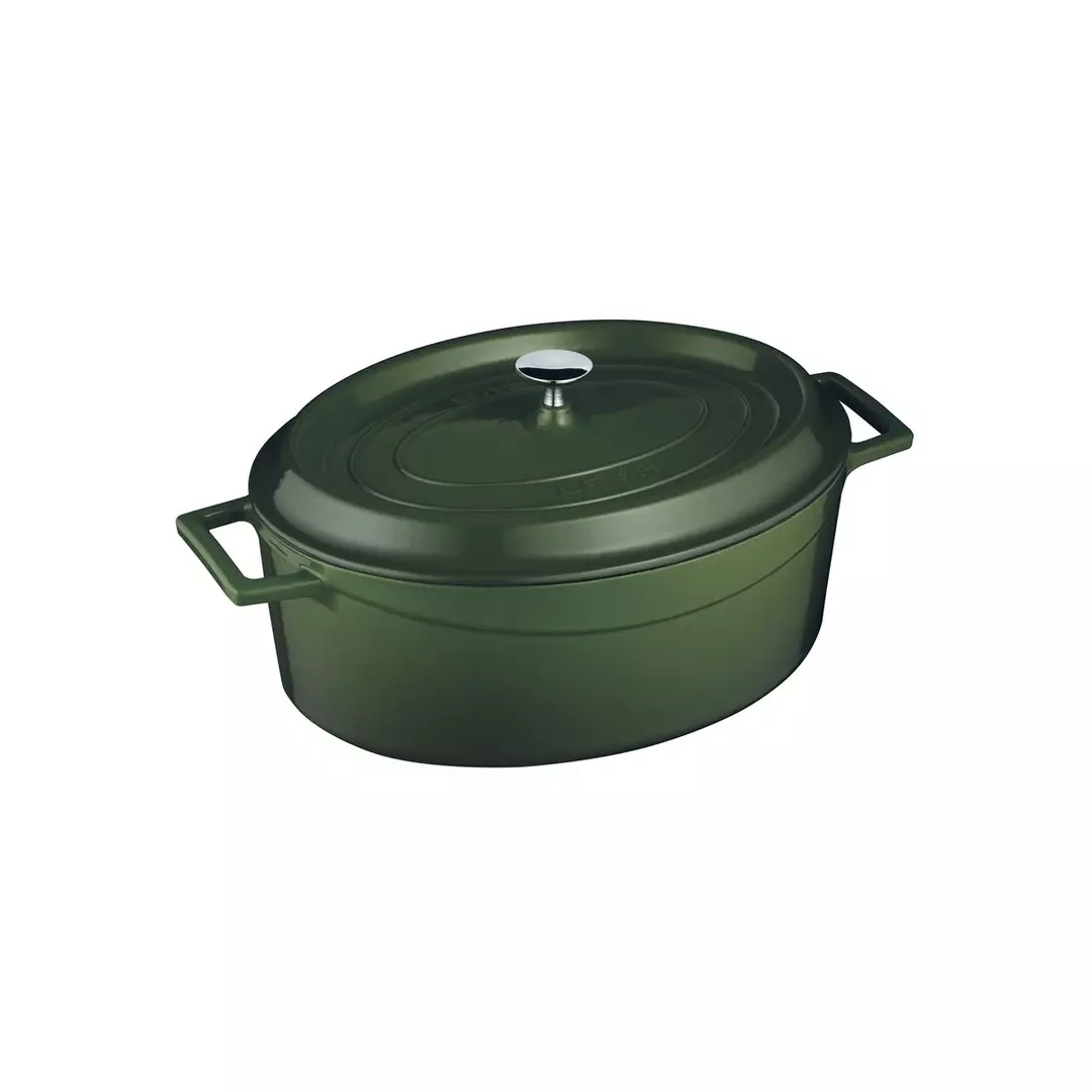 Lava Oval Casserole (4.8L) - Green