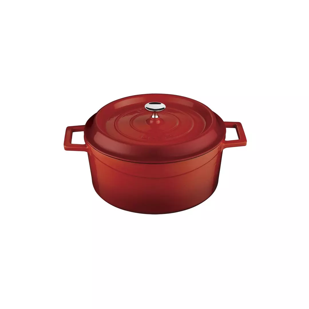 Lava Round Casserole (4.5L) - Red