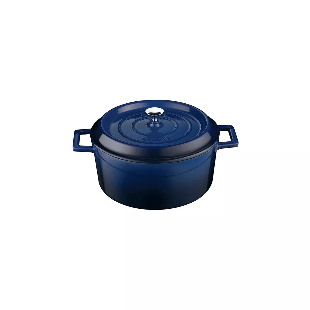 Lava Round Casserole 2.6L Blue