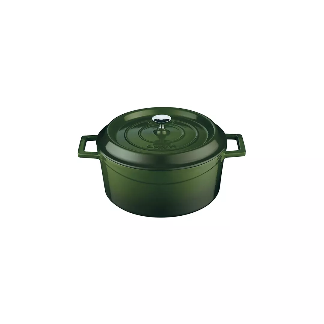 Lava Round Casserole 2.6L Green