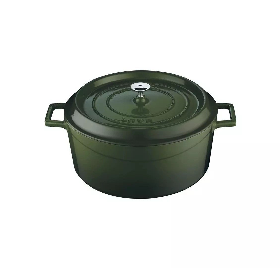Lava Round Casserole (4.5L) - Green 799028-GN