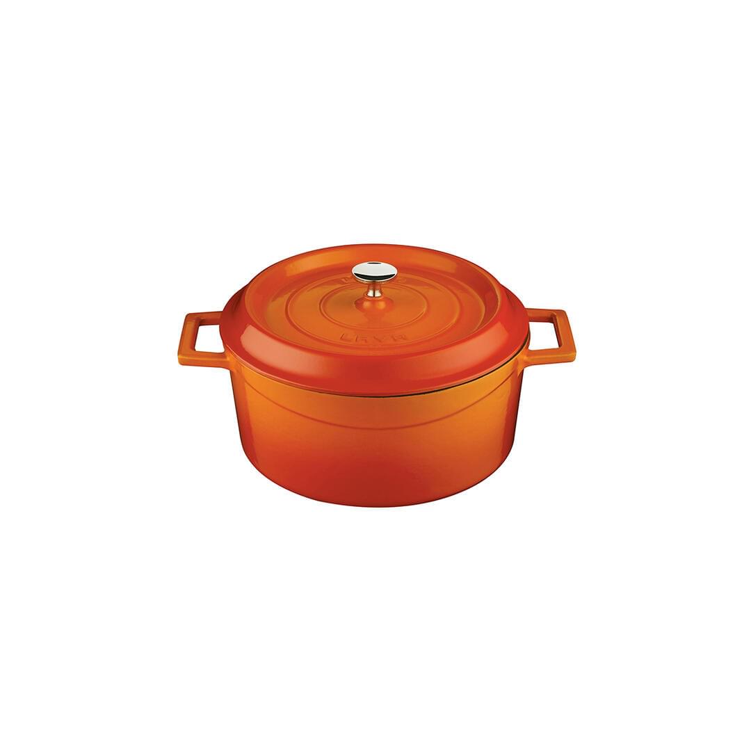 Lava Round Casserole 2.6L Orange