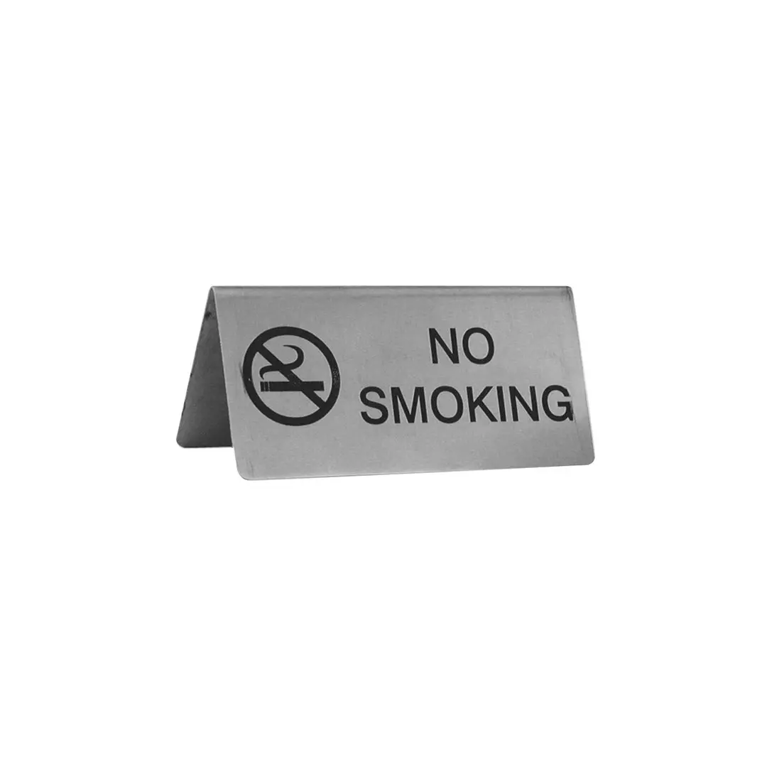 Trenton No Smoking Table Sign 100x43mm
