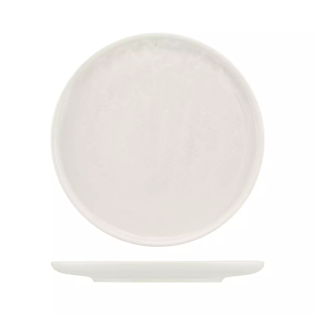 Moda Porcelain Snow Round Plate 290mm