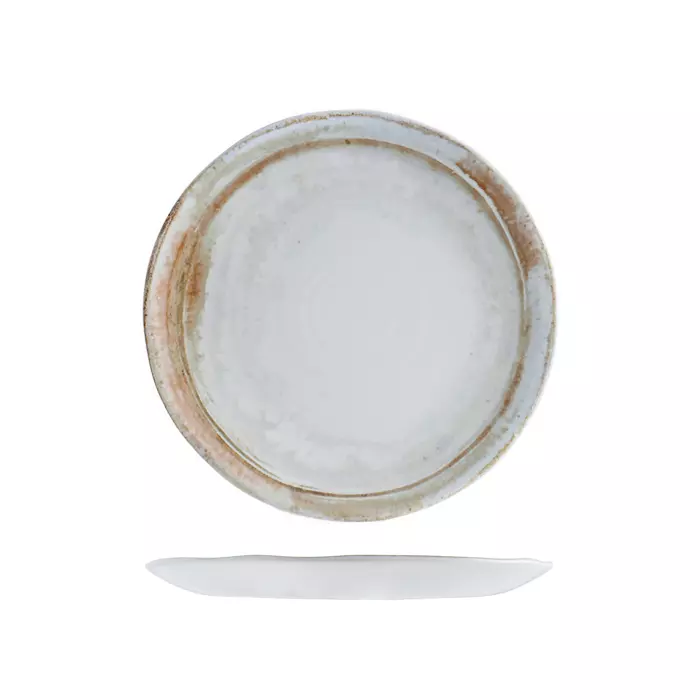 Dudson Organic Coupe Plate 230mm Finca Sandstone