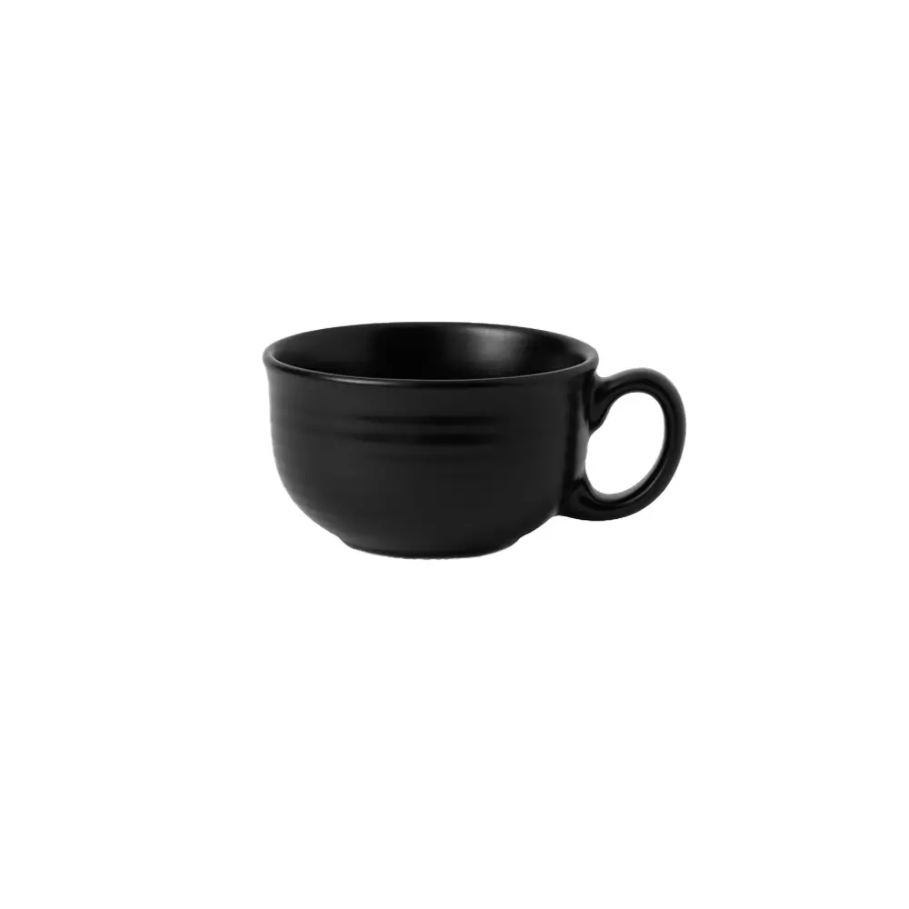 Dudson Evo Jet Black Cups Teacup 230ml