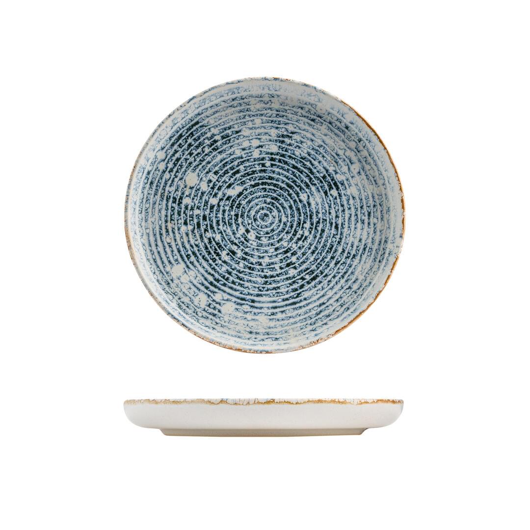 Eclipse Duo Ripple Round Plate 220mm