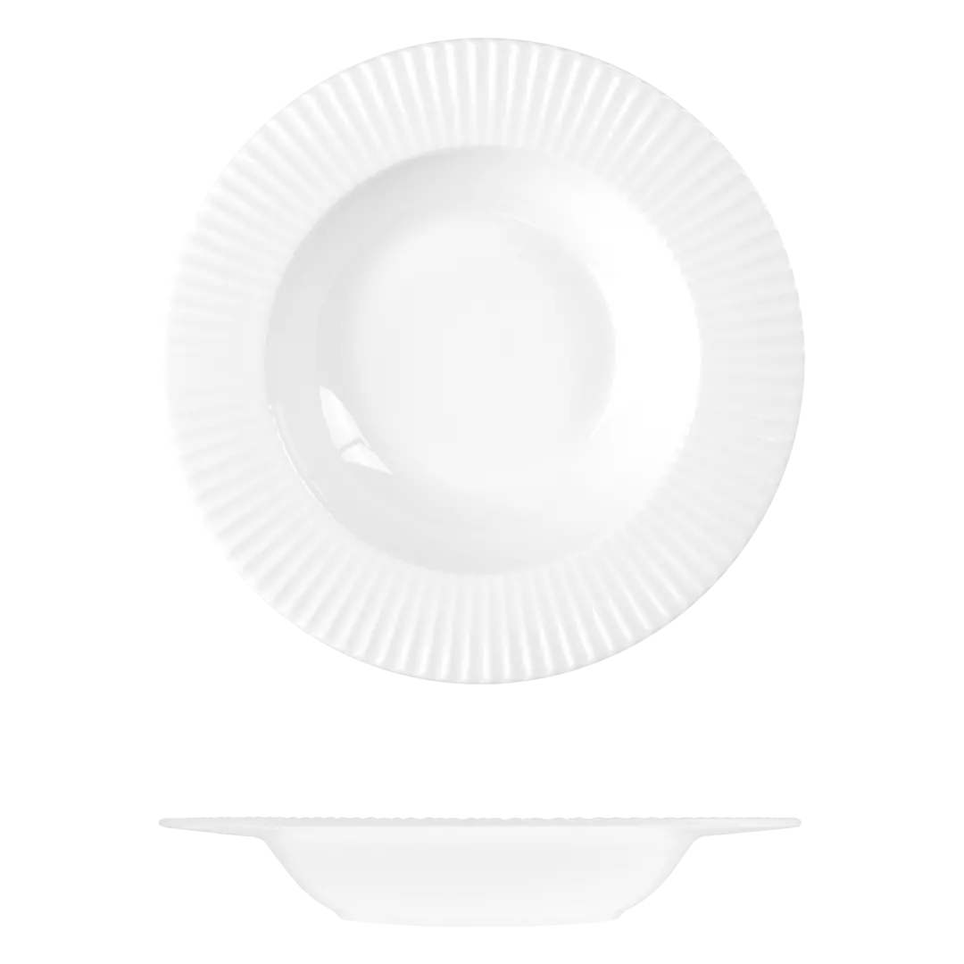 Le Ballet Spectra Round Flat Wide Rim Bowl 630ml