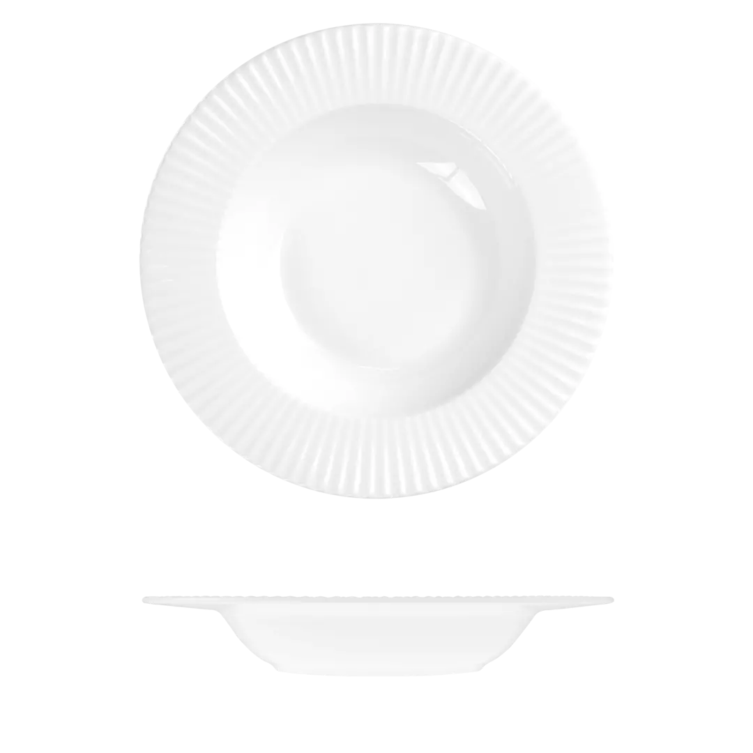 Le Ballet Spectra Round Flat Wide Rim Bowl 890ml