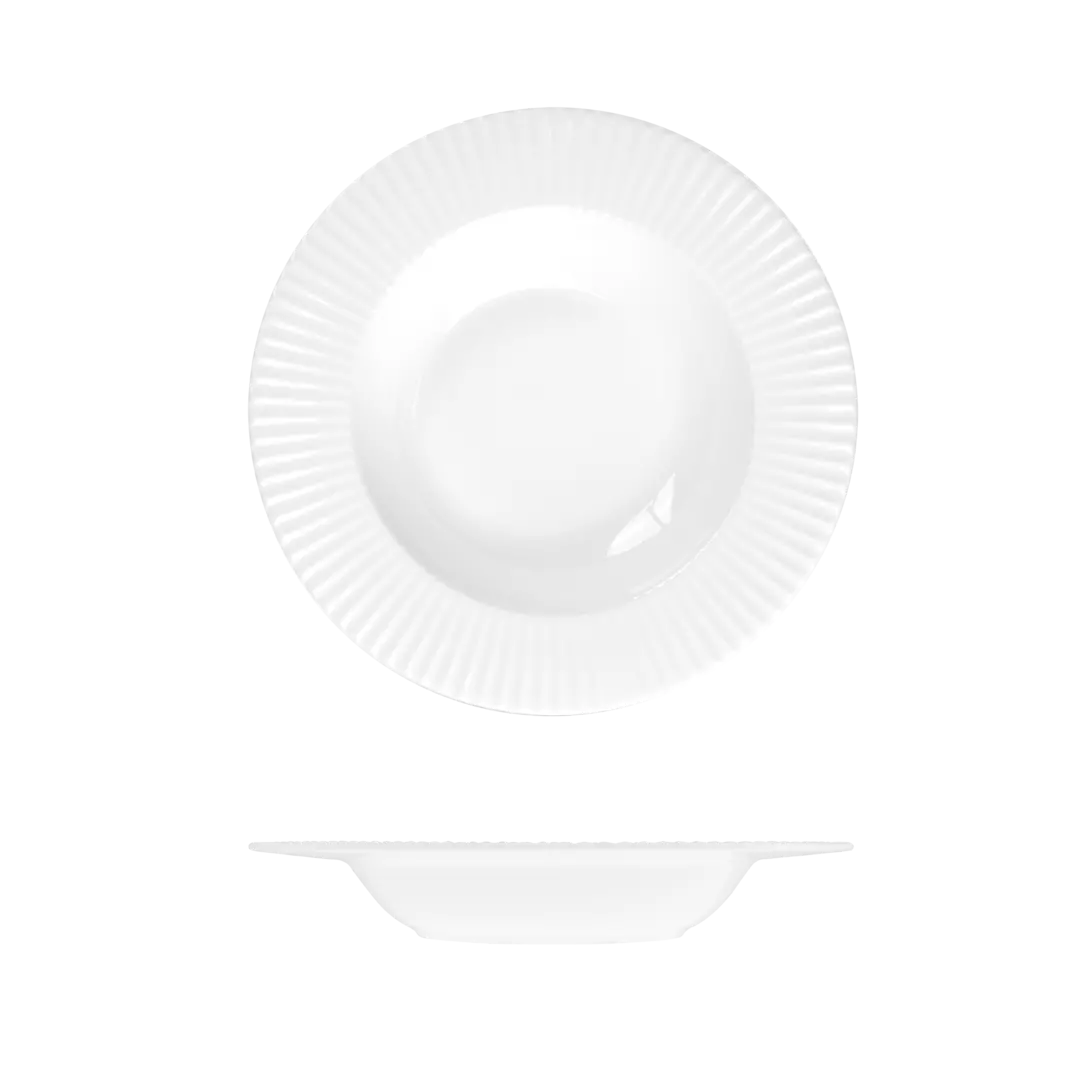 Le Ballet Spectra Round Flat Wide Rim Bowl 370ml