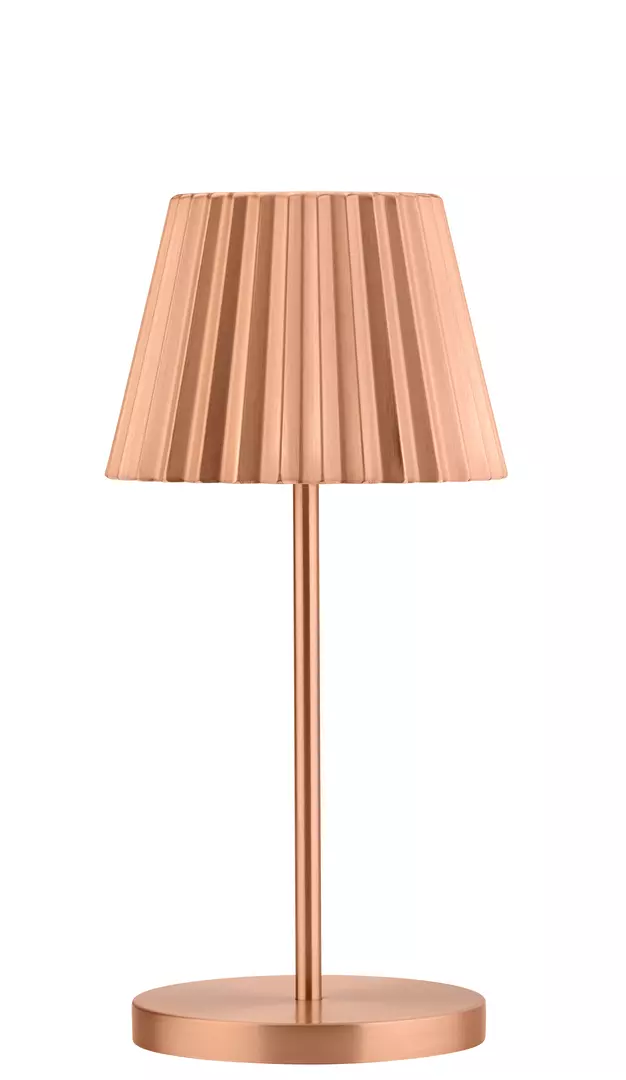 Utopia Dominica Led Cordless Lamp Copper 120mm