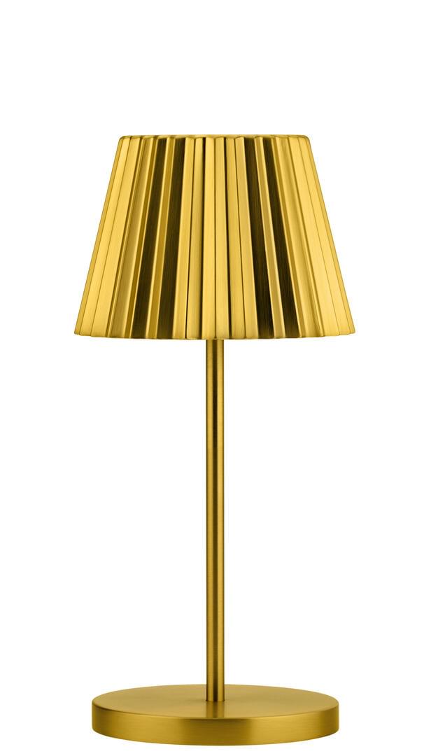 Utopia Dominica Led Cordless Lamp Gold 120mm