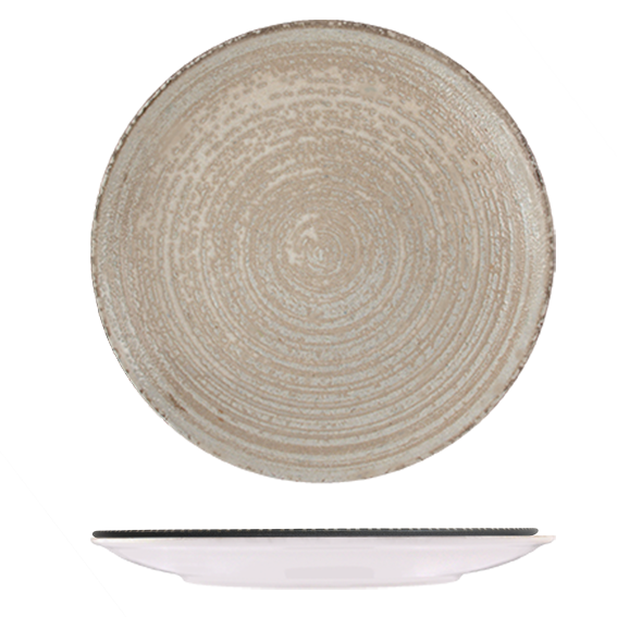 ID Fine Mocha Round Coupe Plate 300mm