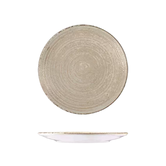 ID Fine Mocha Round Coupe Plate 170mm