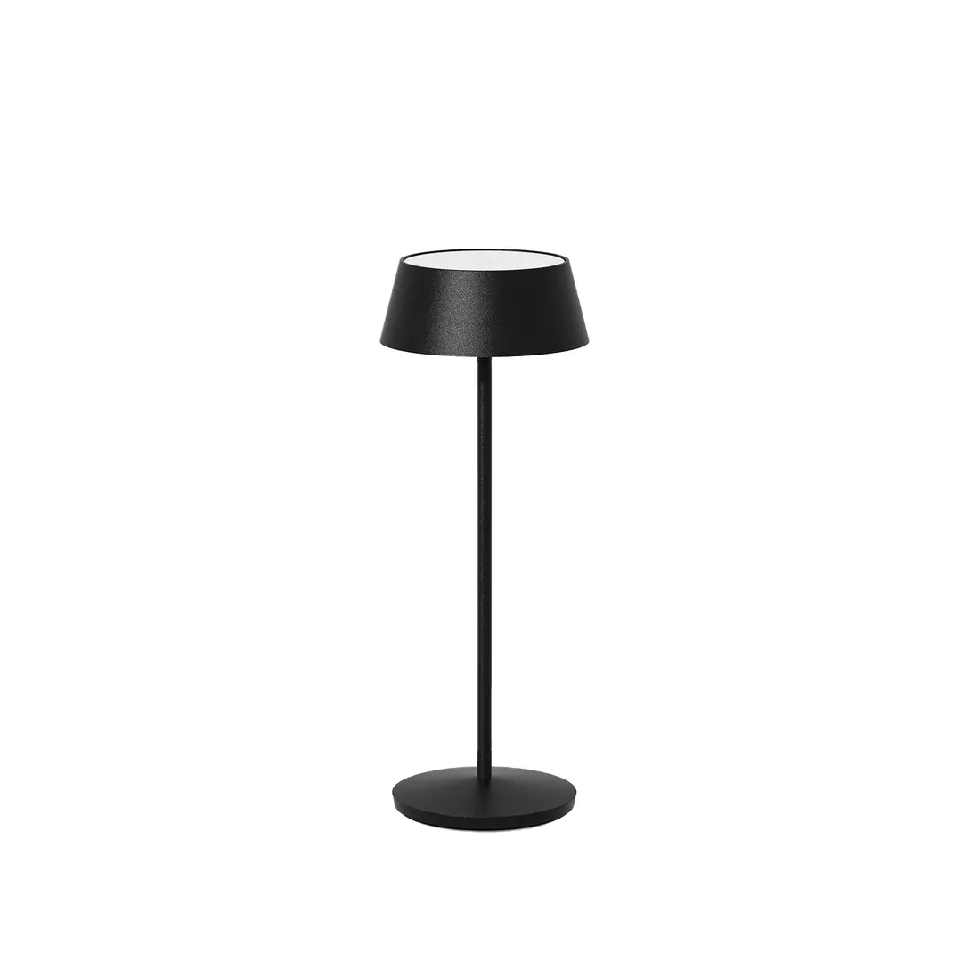 Lampa Saturn Matte Black LED Cordless Lamp 300mm