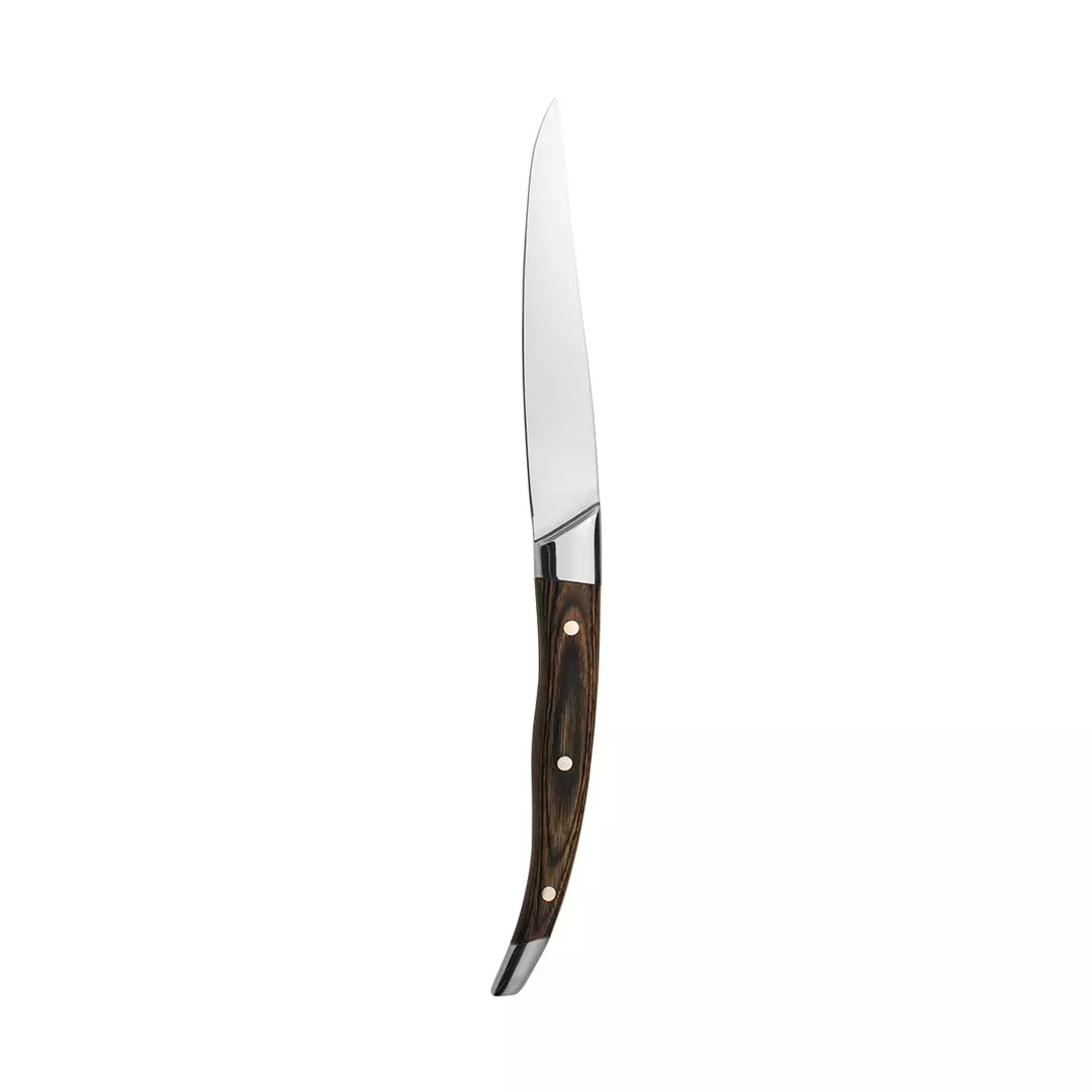 Cavalier Noble Steak Knife Brown Handle 19961