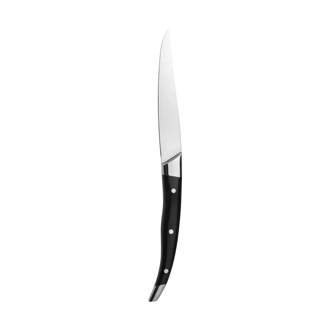 Cavalier Noble Steak Knife Black Handle