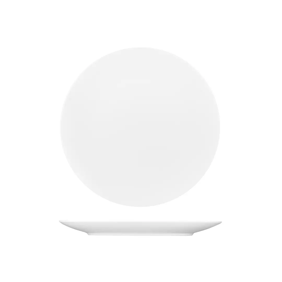 Australian Fine China Round Coupe Plate - Bone China 305mm
