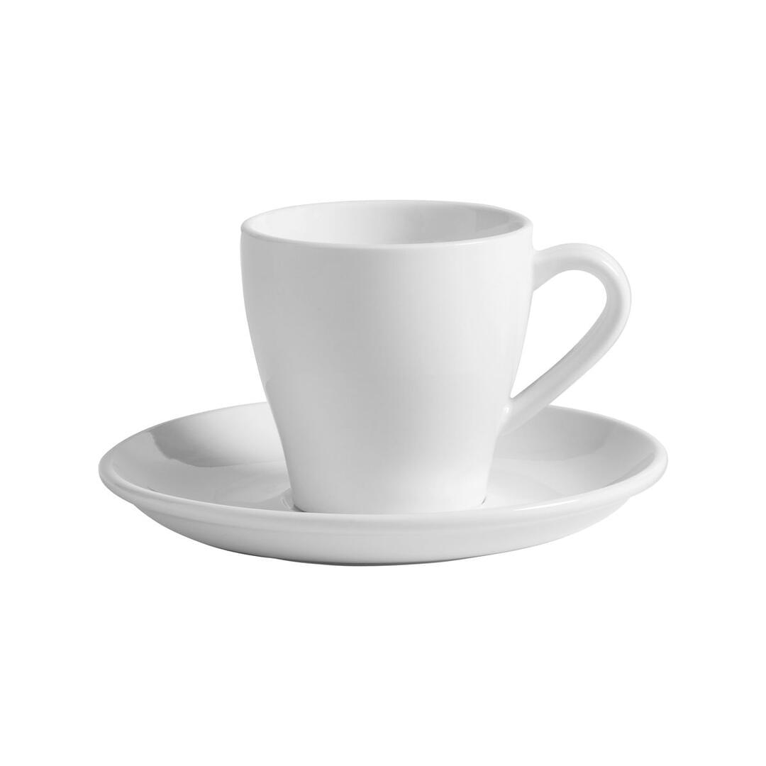 Australian Fine China Bistro Cafe & Tableware Tulip Cappuccino Cup & Saucer 153mm