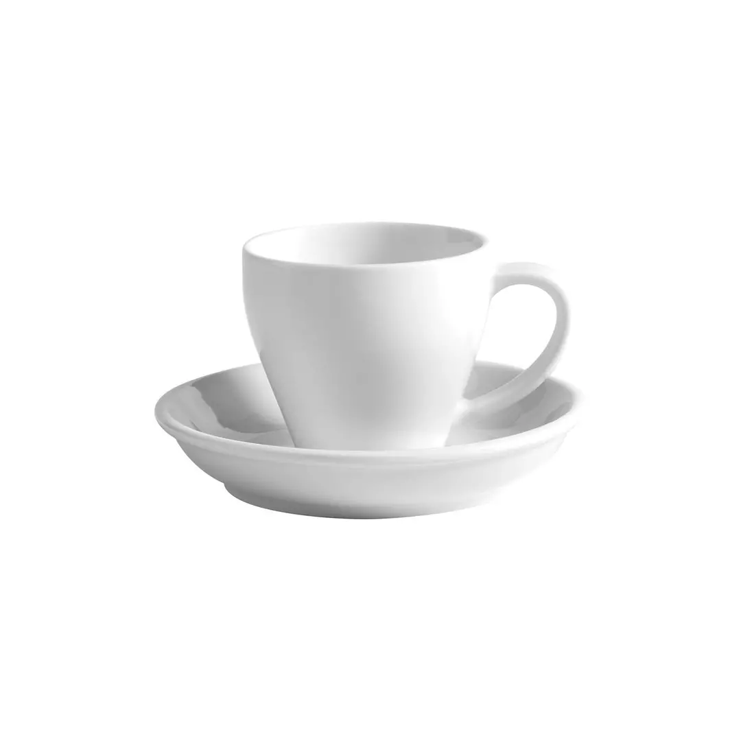 Australian Fine China Bistro Cafe & Tableware Tulip Espresso Cup & Saucer 115mm