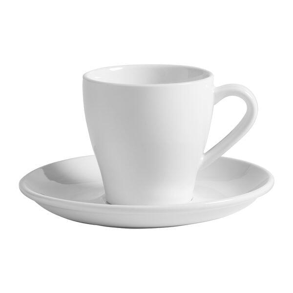 Australian Fine China Bistro Cafe & Tableware Tulip Cappuccino Cup & Saucer 180ml