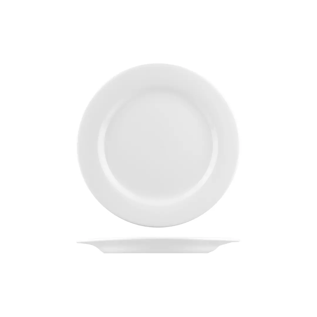 Australian Fine China Flinders Collection Round Plate Wide Rim 280mm