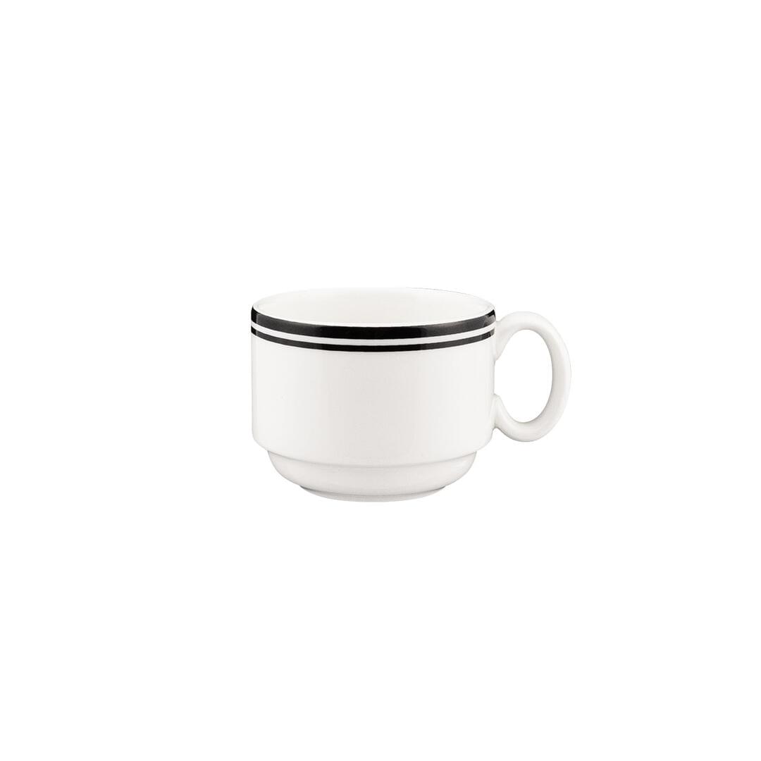Flinders Healthcare Cru Black Line Stackable Ableware Cup