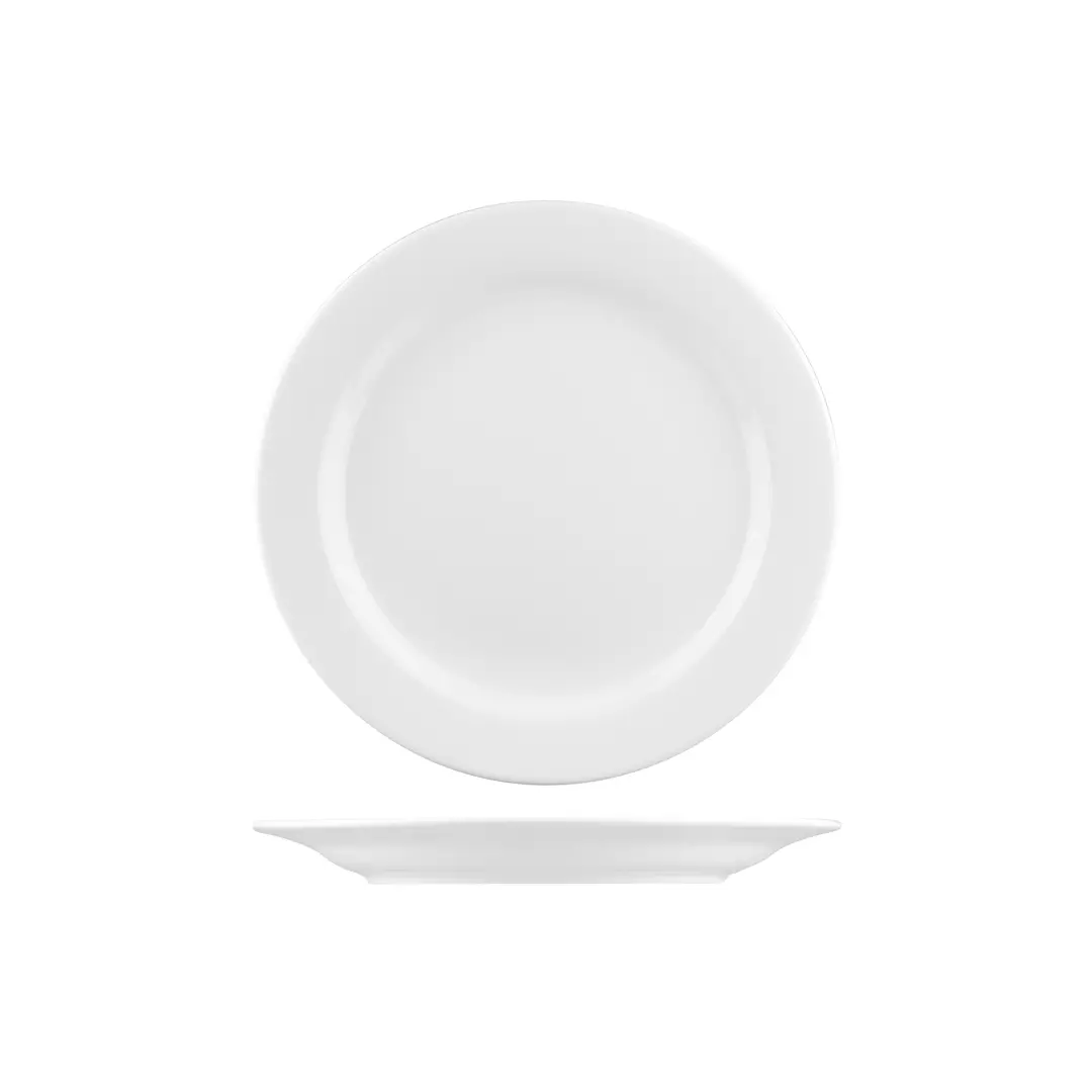 Macquarie Round Plate - Wide Rim (M3254)