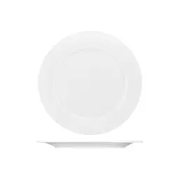 Australian Fine China Round Plate - Wide Rim Bone China 255mm