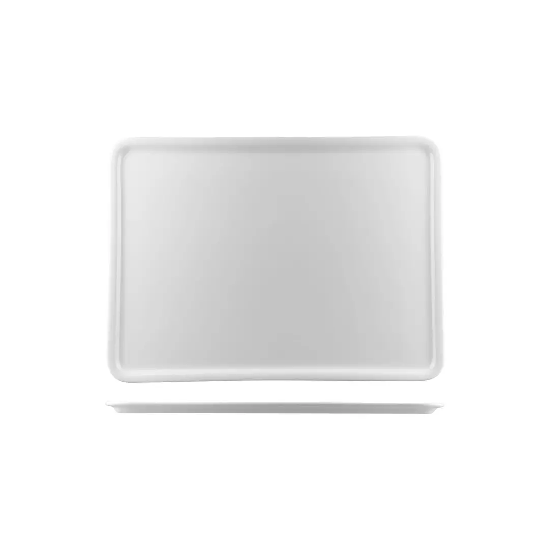 RAK Porcelain Buffet Rectangular Tray - Narrow Rim 300x410x13mm