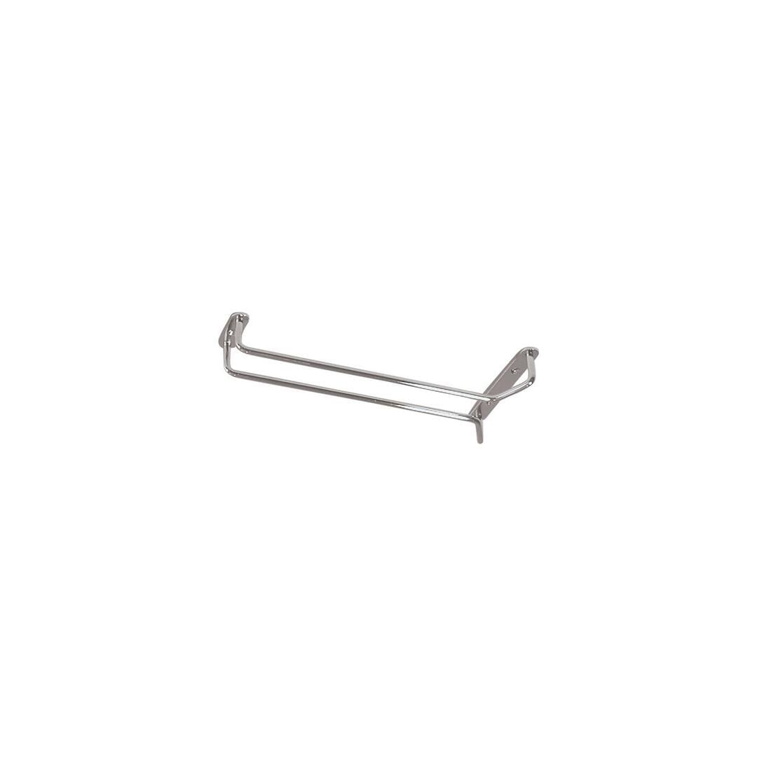 Trenton Glass Hanger - Single Row Chrome 56126