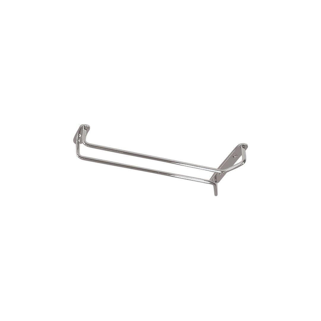 Trenton Glass Hanger - Single Row Chrome 56141