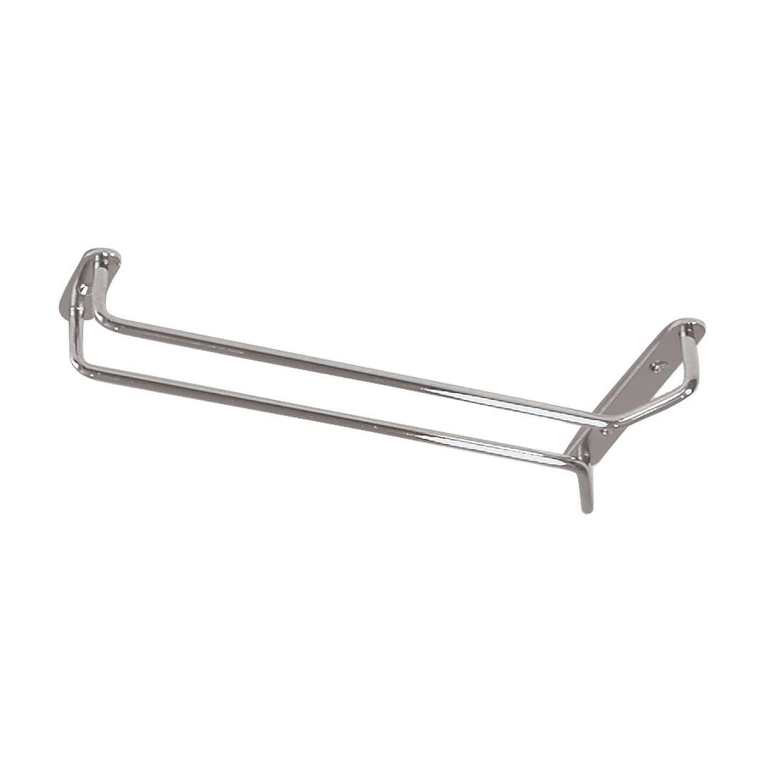 Trenton Glass Hanger - Single Row Chrome 56161