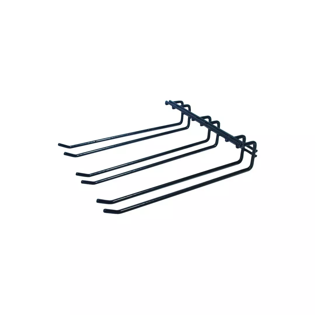 Trenton Glass Hanger - Triple Row Black