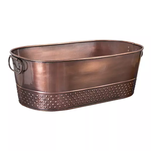 Oval Beverage Tub - Antique Copper