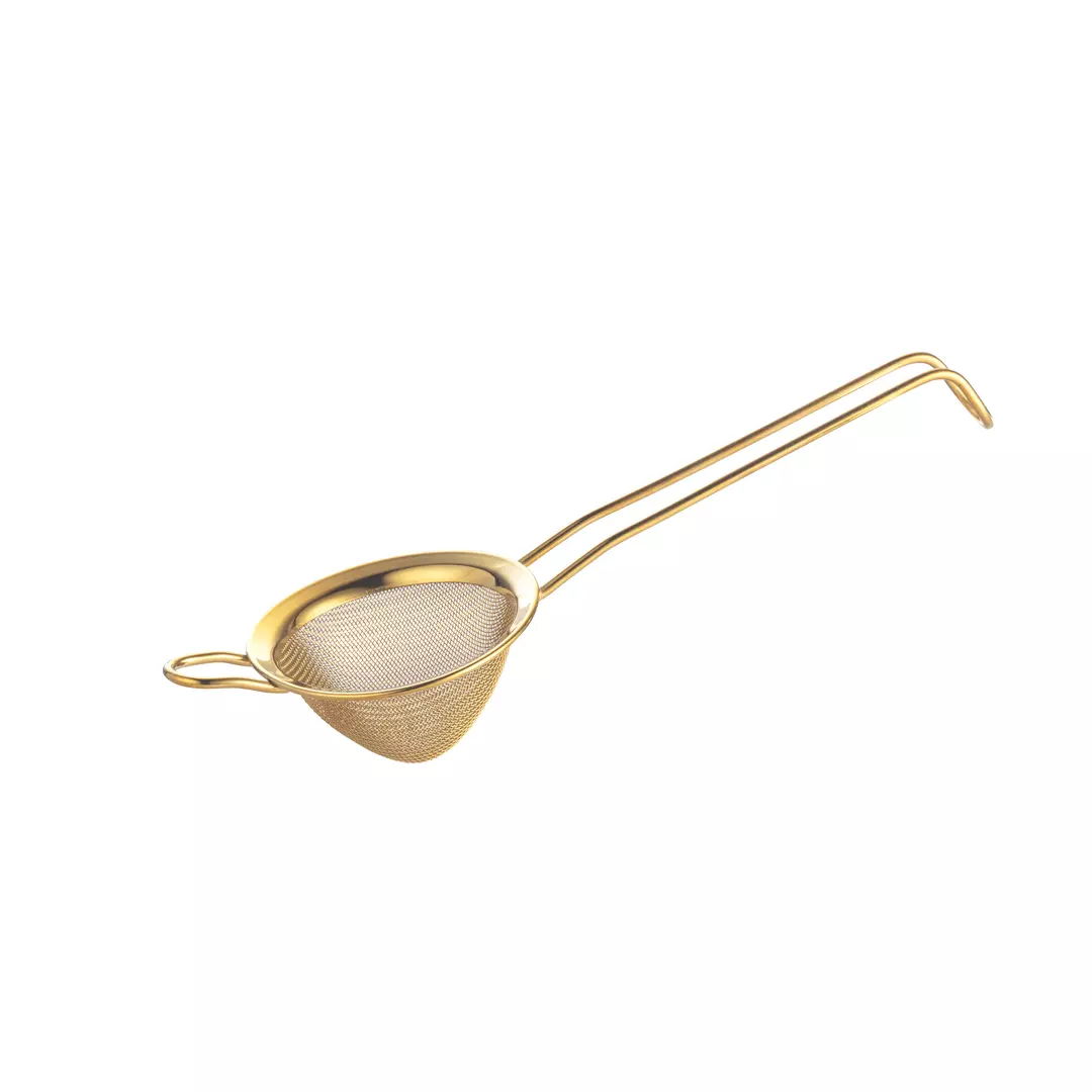 Gold Conical Cocktail Strainer 80mm