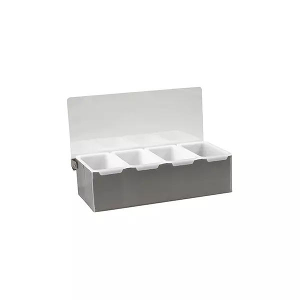 CaterRax Condiment Dispenser 4 Comp 150x305x90mm