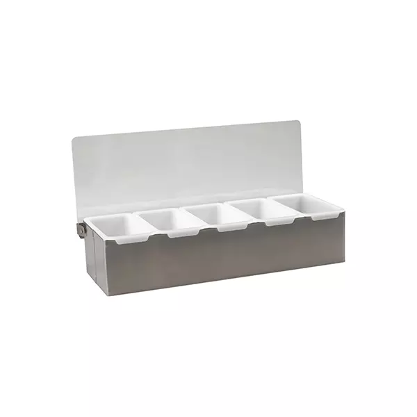 CaterRax Condiment Dispenser 5 Comp 150x385x90mm