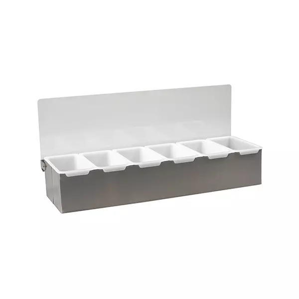 CaterRax Condiment Dispenser 6 Comp 150x455x90mm