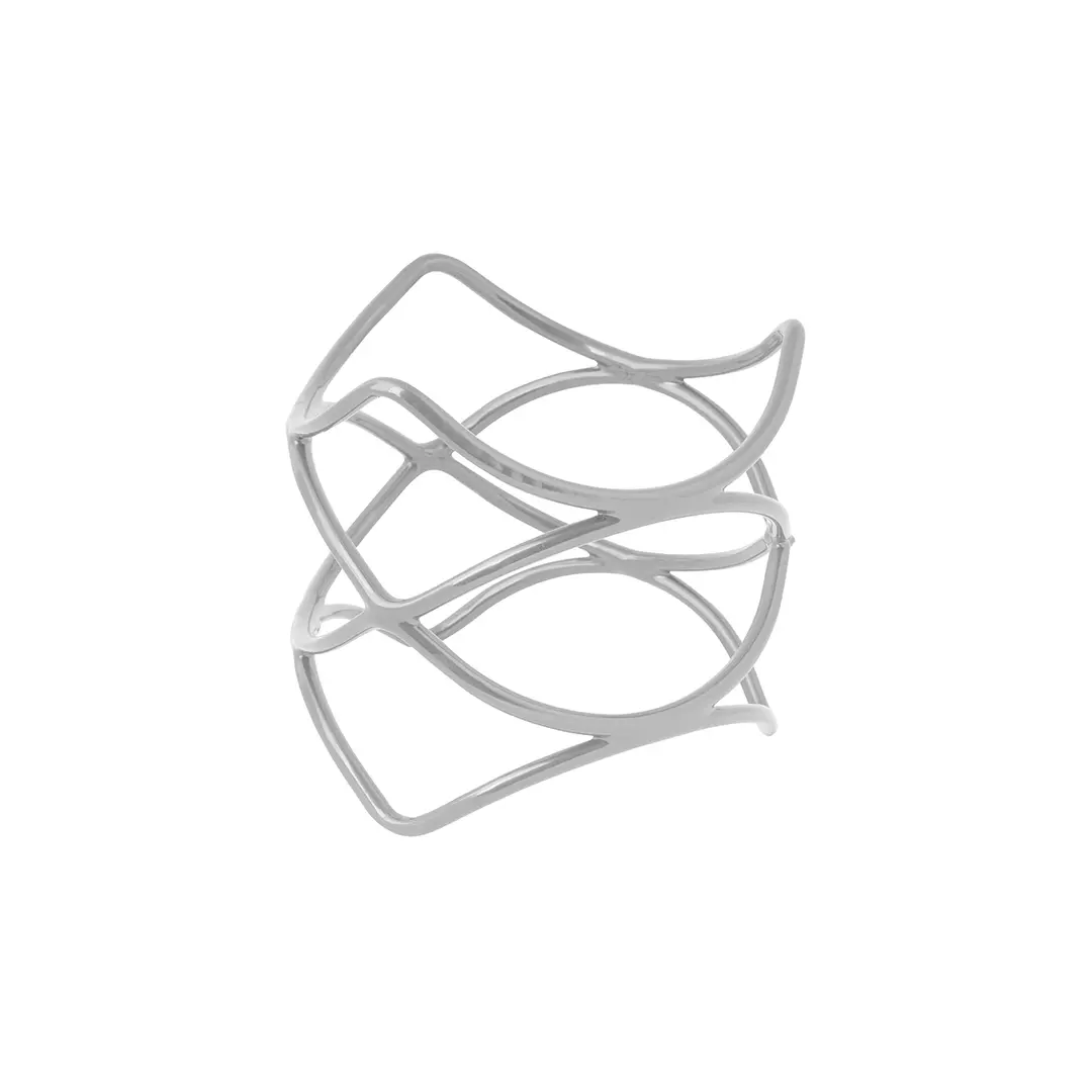 Trenton Ryner Melamine Display Risers Spiral Riser 200mm Silver 91932-S