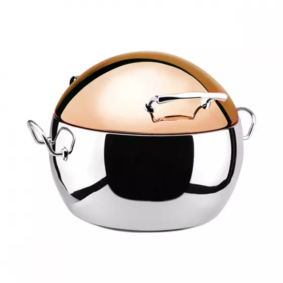 Athena Princess Soup Station Induction Chafer Golden Rose Lid 440x400x330mm