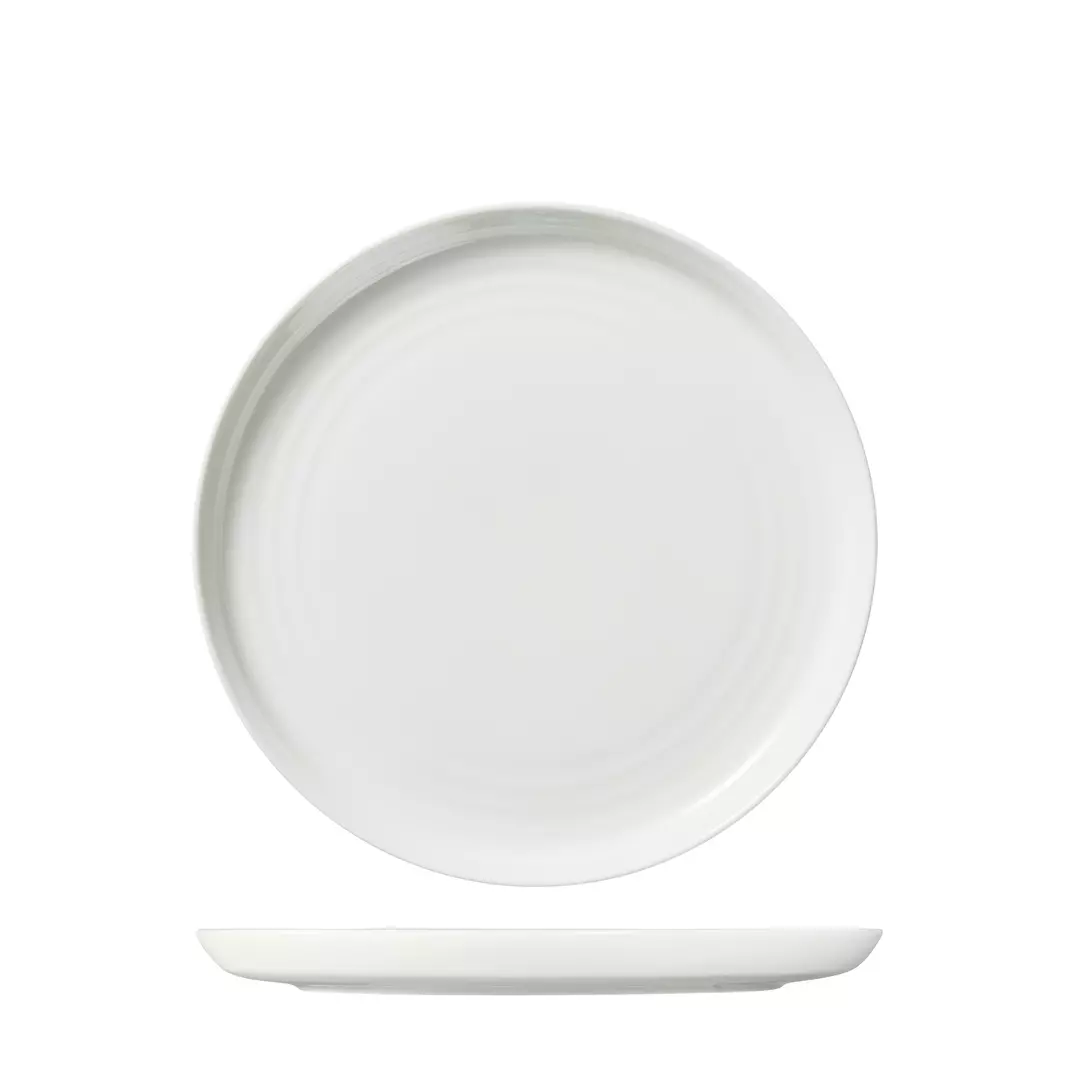 Ariane Round Coupe Plate Artisan Ivory 270mm
