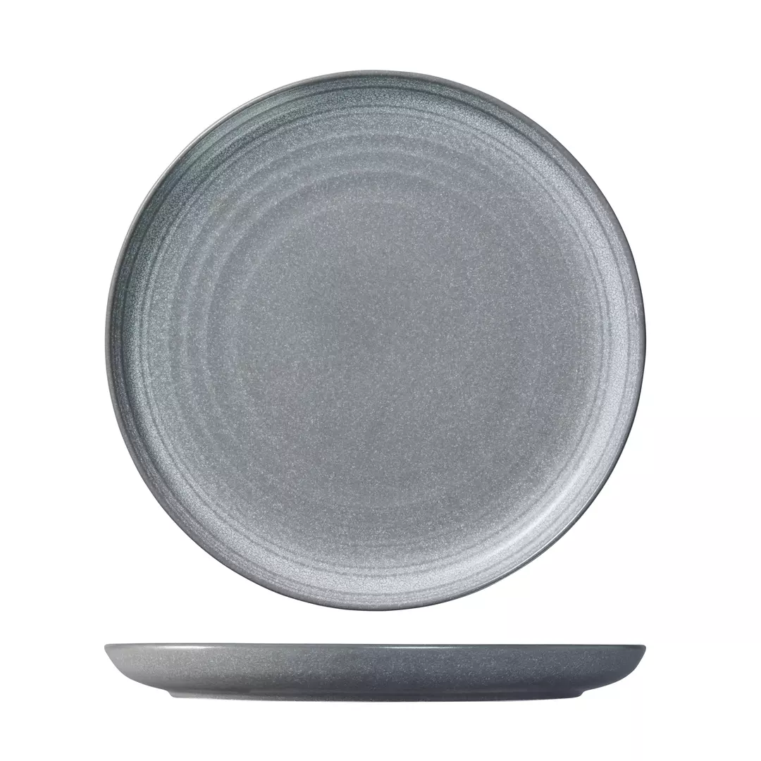 Ariane Round Coupe Plate Artisan Granite Grey 300mm