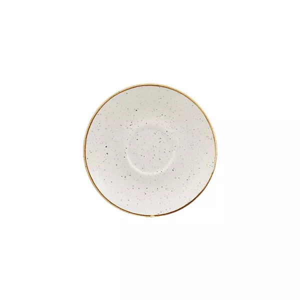 Stonecast by Churchill Cappuccino Cup & Saucer 156mm Barley White