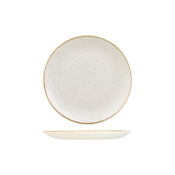 Stonecast by Churchill Round Coupe Plate 217mm Barley White