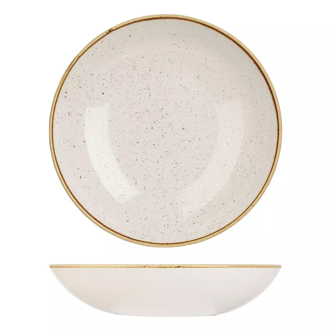 Stonecast by Churchill Round Coupe Bowl 310mm Barley White