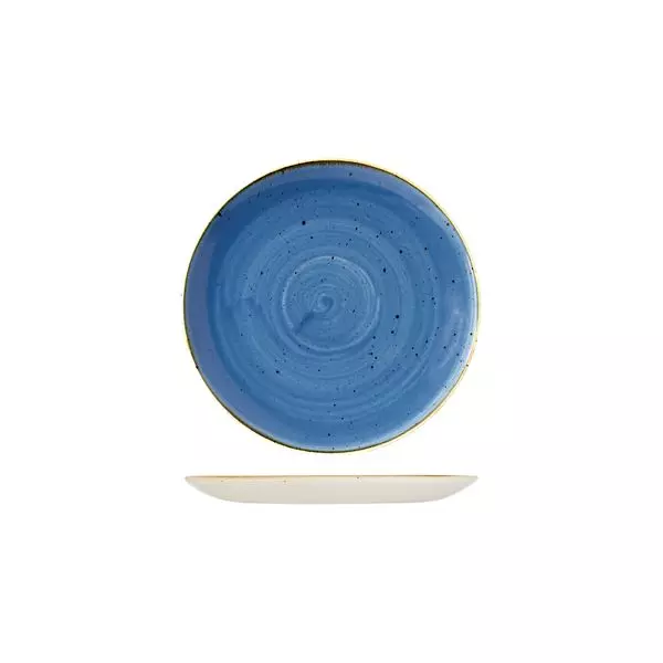 Stonecast by Churchill Round Coupe Plate 165mm Cornflower Blue
